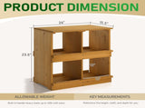 Nesting Boxes for Chickens, Wooden Chicken Nesting Box, Laying Eggs Nest Box for Chickens Hens 53791295