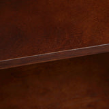 Console Table 3-Tier with Storage Shelves,Open Bookshelf Bookcase with Solid Wood Legs for Hallway, 95162879