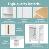 24" Bathroom Vanity with Sink, Bathroom Cabinet with Door Shelf, Side Open Storage, Solid Wood N759P293645K