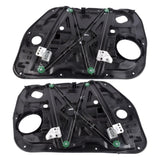 2pcs Front Window Regulators Left & Right Side w/o Motor Fit for Hyundai Sonata 2.0L 2016-2019 10984593