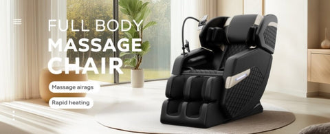 ZUN 2024 Massage Chair Recliner with Zero Gravity with Full Body Air Pressure W1875P212650