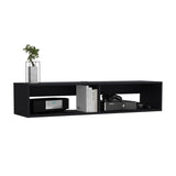 Rockwood Floating TV Stand with Open Storage Shelves and Cable Management B070P173212