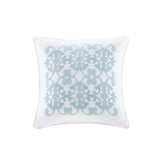 4 Piece Microfiber Reversible Ruffle Quilt Set with Throw Pillow White King/Cal King B03597435