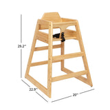 Wooden Double Solid Wood Feeding, Eat & Grow Portable High, Easy to Clean Baby Booster Chair in 15673138