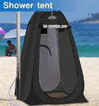 ZUN Portable Pop Up Privacy Tent, Outdoor Camping Bathroom Toilet Shower Tent with Carrying Bag Spacious 06621245