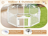 8-Panel HDPE Pet Fence , 50"x50"x32" Square 70573637