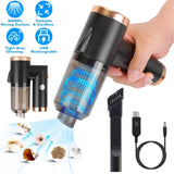 120W 9000PA Cordless Handheld Vacuum Cleaner w/ Searchlight Portable Rechargeable Car Auto Home 05372127