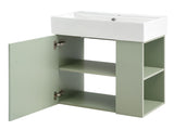 21.6 inch Modern Floating Bathroom Vanity with Ceramic Basin - Perfect for Small Bathrooms, N729P170388F