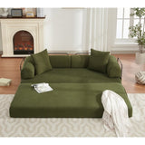 78.5" Folding Out Sleeper Sofa Bed,4-in-1 DIY Combination W1628P216722