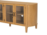 Storage cabinet at the entrance to the living and dining room, large size, 4 doors, stylish style, N780P330603N