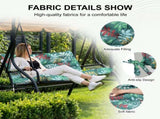 Outdoor Swing Cushions 60 Inch, Waterproof 4" Thick Porch Swing Cushion Replacement with Backrest 43280528