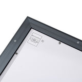 40*30inch LED Bathroom Beveled Mirror,3000-6000K Gradient Front and Backlit LED Mirror for W2091P214096