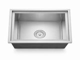 Drop-In Ice Chest, Stainless Steel Ice Storage Box with Lid and Drain Hose, Ice Bin for Chilled 60811921