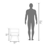 FM FURNITURE Prescott Valley Nightstand with Open Storage, Natural Oak and White B128P293870