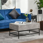 ZUN Top Coffee Table-Grey （Prohibited by WalMart） 79309084