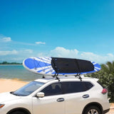 ZUN 1 Pair Universal J-Bar Kayak Carrier 220LBS Load Heavy Duty Canoe Car Top Mount Carrier Roof Rack 04888487