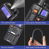 BAOFENG Radio Portable Walkie Talkie UV-5R, Handheld Ham Radio Long Range High Power, Rechargeable 68683924