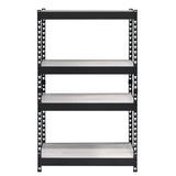 Natural and Black 4-tier Bookcase B062P184587
