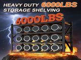 Heavy Duty Garage Shelving Units 70.1"H"71"W 24"D, 4-Tier Steel Adjustable Metal Storage 84174731