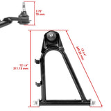Fit For 1991-2006 Yamaha Banshee YFZ351 Front Upper A-Arms Black MT042043 90935215