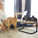 Pet Feeder with 2 Stainless Steel BowlsAdjustable Height for Cats and Small and Medium Dogs 29170036