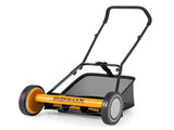 16 Inch Push Lawn Mower with Grass Catcher Bag-Orange 36487486