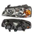 ZUN 2pcs Front Left Right Car Headlights for Hyundai Elantra 04-06 Black Housing 67231507