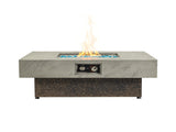 34Inch Square Propane Fire Pit Table, Modern 2in1 Outdoor Fire Pit Table with 3Position W853P553911