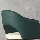 Dining Chairs Set of 2, Modern Faux Leather Dining Metal Legs for Living Kitchen Dining Room W2699P215092