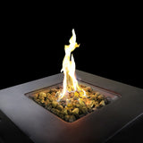 ZUN Fiber Reinforced Concrete Propane/Natural Gas Fire Pit table B120P198383