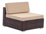 7pcs Brown Rattan Sofa Set 61947468