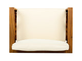 Outdoor Acacia Wood Club Wooden Armchair with Cushions , Conversation Set,Teak N770P264304B