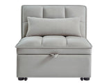 4 in1 Multi-Function Single Sofa Bed with Storage Pockets,Tufted Single Pull-out Sofa Bed with W2186P163739