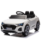 ZUN 12V Kids Ride On Electric Car w/Parents Remote Control,Licensed Audi SQ8 for Kids,Dual W1396P143148