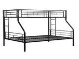 Twin Over FULL Metal Bunk Bed , No Box Spring Needed, Large Under Bed Storage, Easy Assemble W311P297434