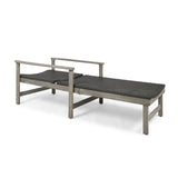 HAMPTON WOOD WICKER CHAISE LOUNGE 63763.00LMBLK