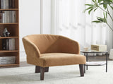 Modern Accent Chair with Round Back & Wooden Legs - Mid-Century Inspired Lounge Chair for Living N767P266888P