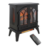 24 inch 3D Flame Electric Infrared Quartz Fireplace Stove with remote control W1769112701