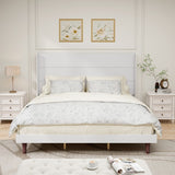 Stylish High Headboard Bed, 54 "High Headboard, High Quality, Comfortable High Back Design Ideal for W1716P222783