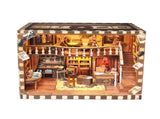 3d wooden puzzle for adults Nostalgia Photo Studio book nook with lights model kit dollhouse DIY 29347948