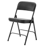 ZUN 2 Pack Metal Folding Chairs with Padded Seat and Back, for Home and Office, Indoor and Outdoor 69307618