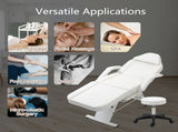 Massage Salon Tattoo Chair with Two Trays Esthetician Bed with Hydraulic Stool,Multi-Purpose W1422P541165