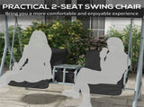 2 seats Outdoor Patio Swing Chair 59838126