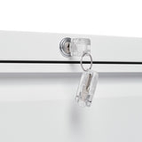 Filing Cabinet Lateral File Cabinet 3 Drawer, White Filing with Lock, Locking Metal File W1247118745