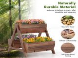 26" Wooden elevated garden bed 72694384