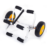 1.5MM Bend Aluminum Alloy Canoeing Trailer Cart Silver 64586546