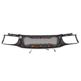 Front Grille Fit For 2001-2004 Toyota Tacoma Mesh Honeycomb Grill with 3 LED Lights W138757777