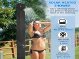 Solar heated shower 63267717