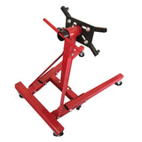 ZUN 2000 lb Engine Stand Folding Motor Hoist Dolly Mover Auto Repair Jack 66889562