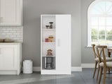 Flovilla Multistorage Cabinet with Shelves And Door for Storage, White B097P474299